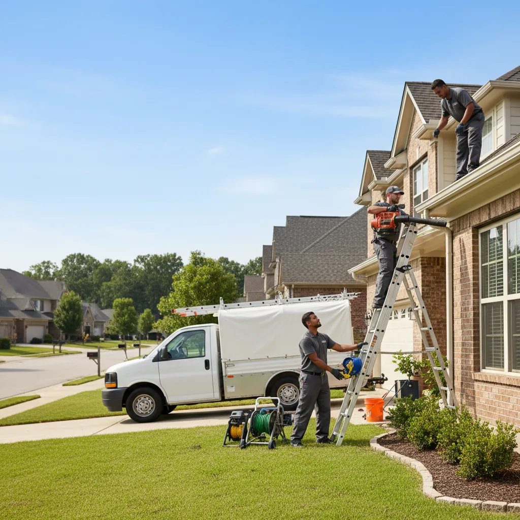Home Gutter Service in Moffett, OK near me